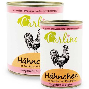 Carlino Menü - Hähnchen mit Karotte und Pastinake