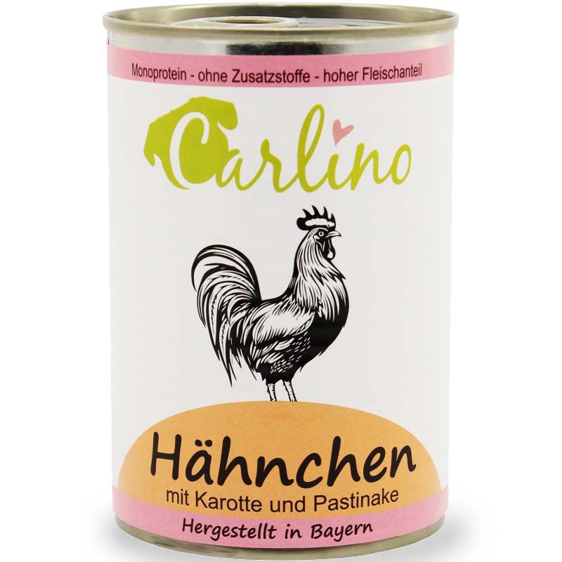 Carlino Menü - Hähnchen mit Karotte und Pastinake 410g