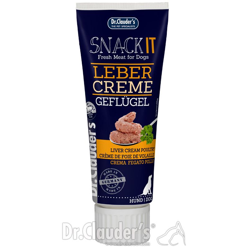 Dr. Clauders Dog SnackIT Geflügellebercreme 75g