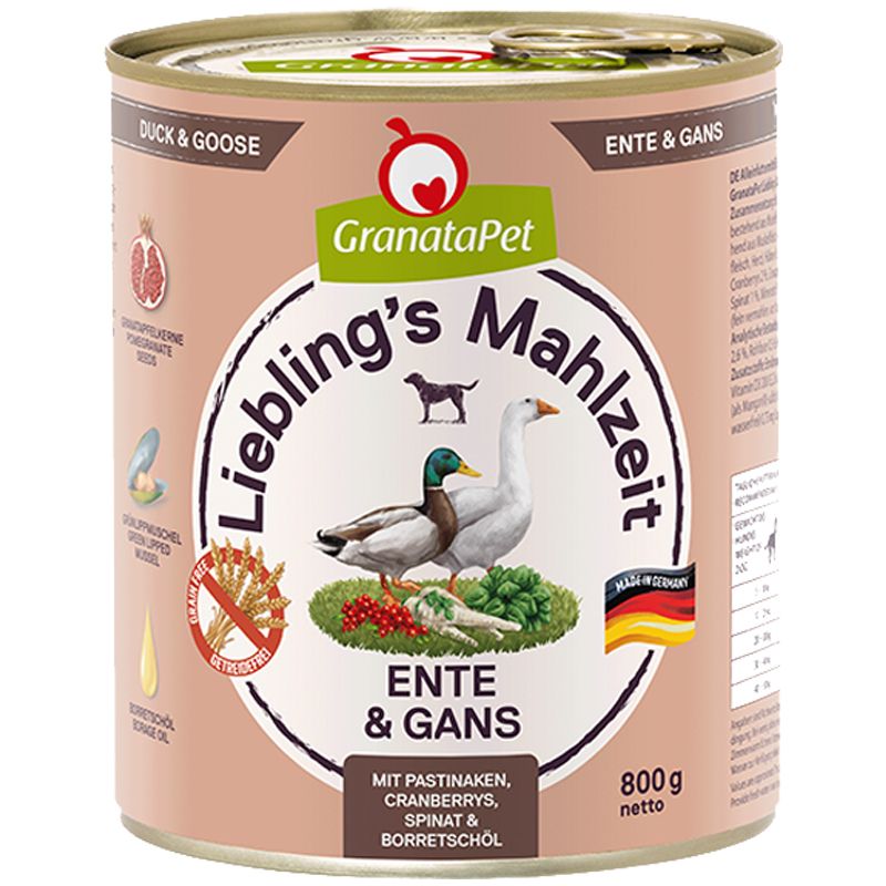 Granatapet Lieblingsmahlzeit Ente und Gans 800g