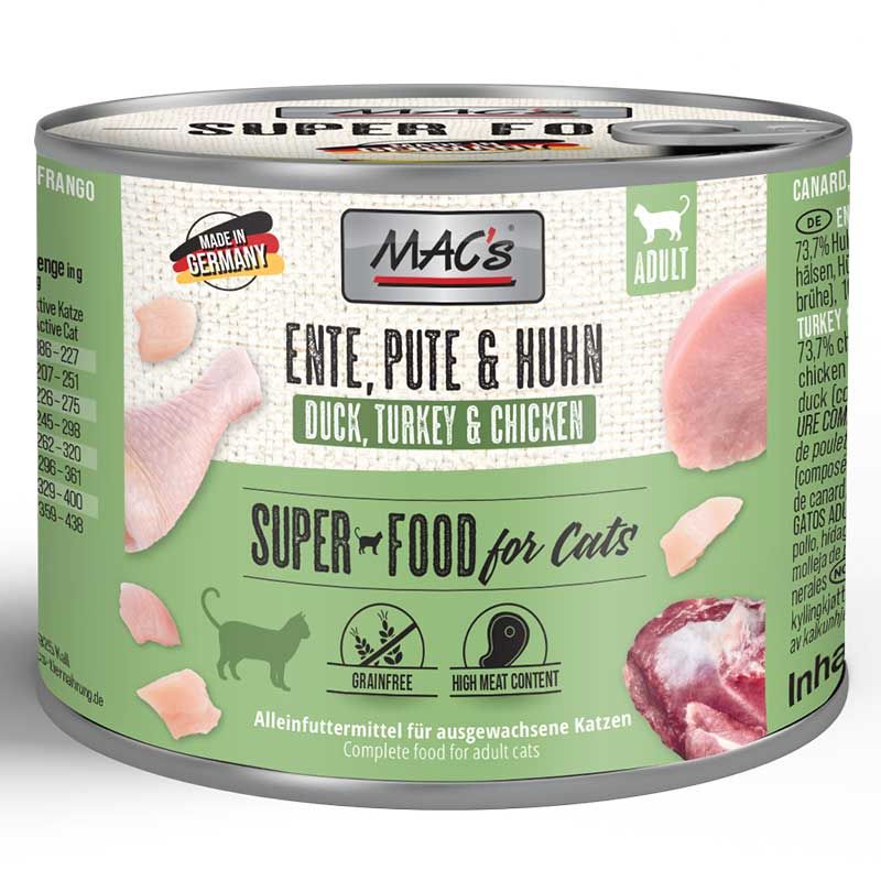 Macs Cat Dose Ente + Pute + Huhn 200g