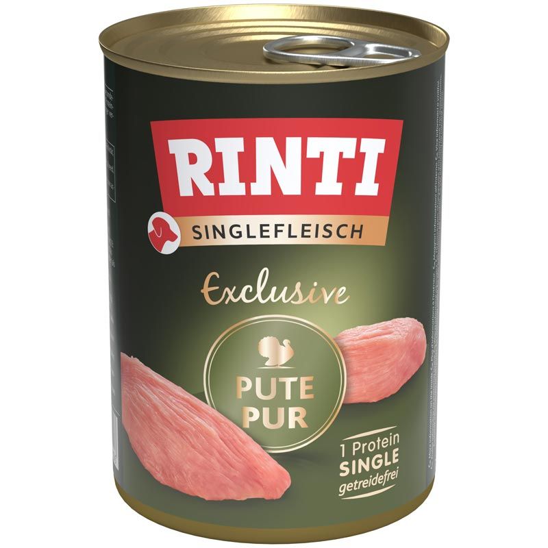 Rinti Singlefleisch Pute Pur 400g